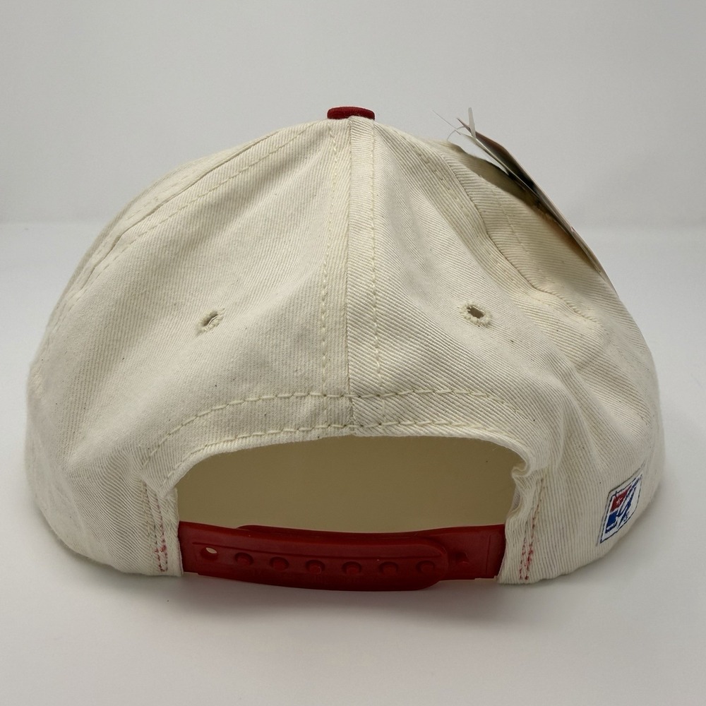 Vintage 1991 Cincinnati Reds‎ Snapback Hat The Game Cream Red NWT Limited - Picture 12 of 16